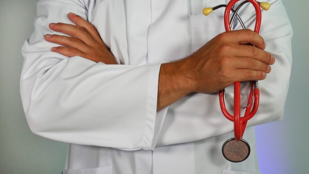 doctor's coat stethoscope