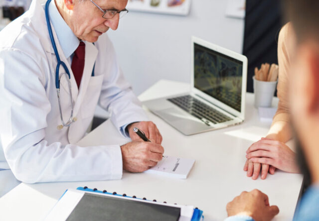 doctor with prescription