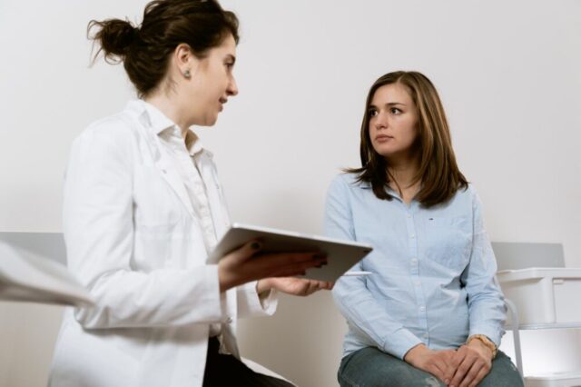 doctor with patient