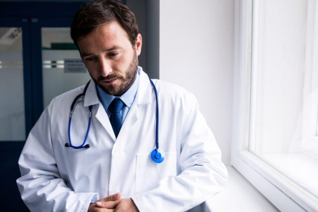 doctor in distress