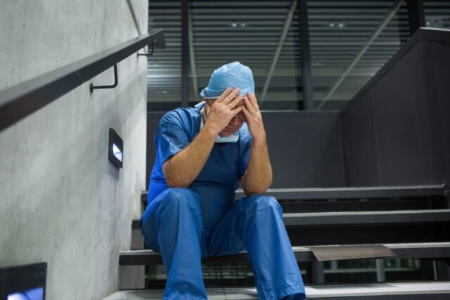 doctor in distress