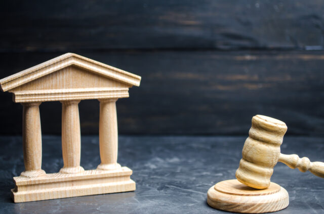 wooden courthouse gavel